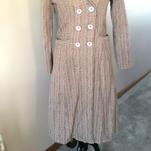 Kit Cornell double breasted flower print coat - Picture 6 of 7